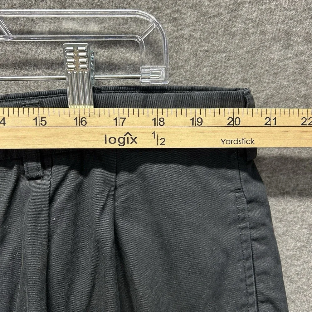 Polo Ralph Lauren Mens Black Classic Chino Pants 42x32 100% Cotton‎